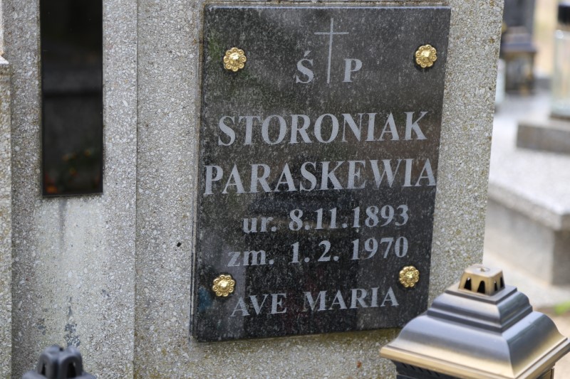 Paraskewia Storoniak 1893 Stegna - Grobonet - Wyszukiwarka osób pochowanych