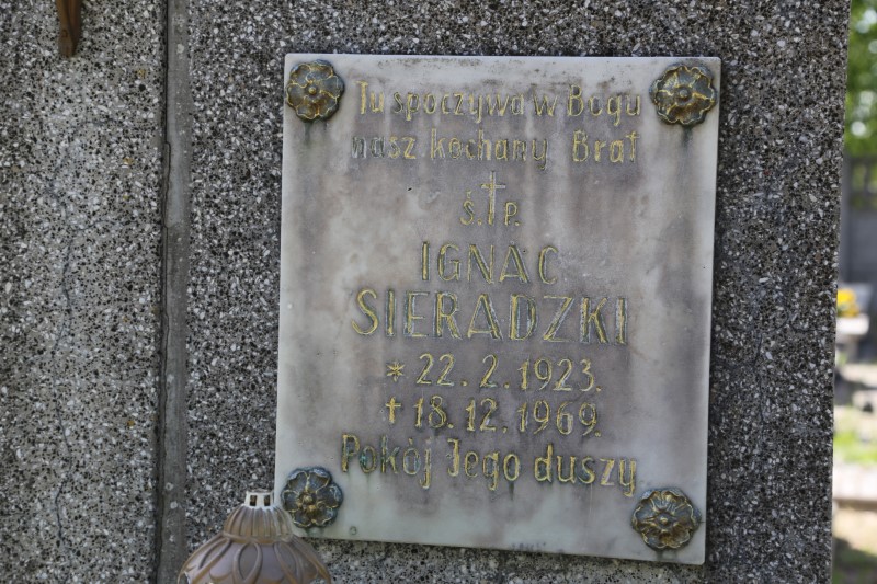 Ignac Sieradzki 1923 Stegna - Grobonet - Wyszukiwarka osób pochowanych