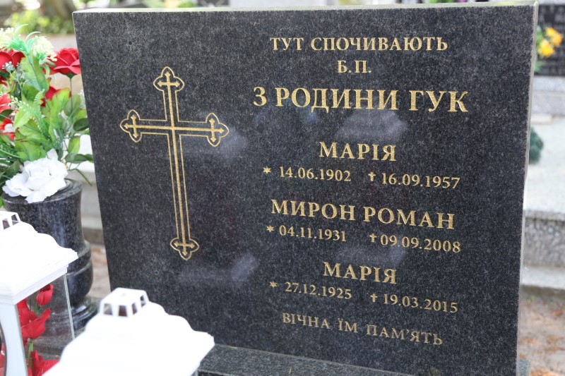 Grób Miron Huk