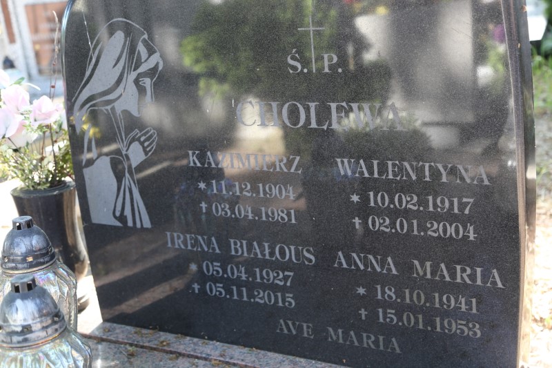 Irena Białous 1927 Stegna - Grobonet - Wyszukiwarka osób pochowanych