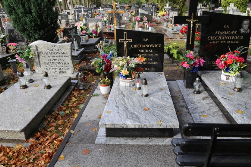 Grób JANUSZ CIECHANOWICZ