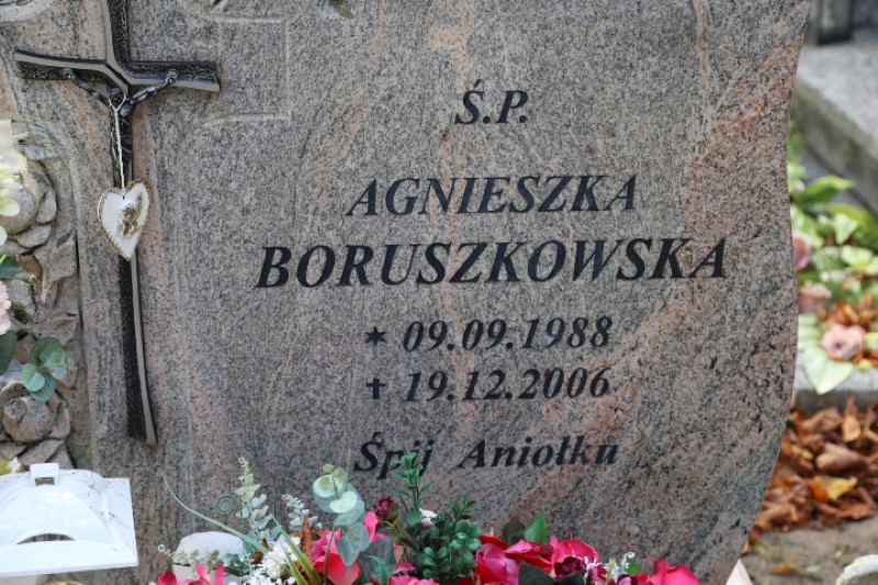 Agnieszka Boruszkowska 1988 Stegna - Grobonet - Wyszukiwarka osób pochowanych