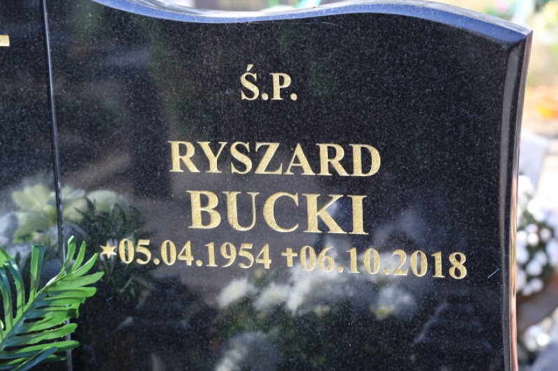 Ryszard Bucki 1954 Stegna - Grobonet - Wyszukiwarka osób pochowanych