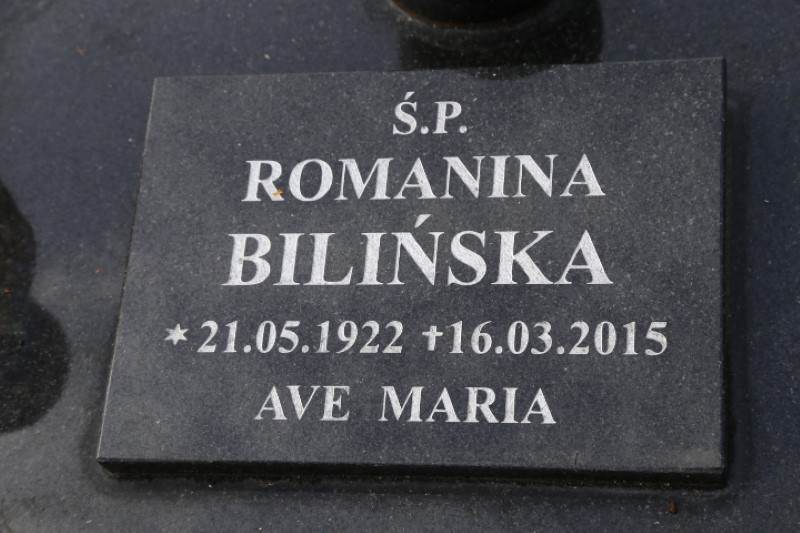Romanina Bilińska 1922 Stegna - Grobonet - Wyszukiwarka osób pochowanych