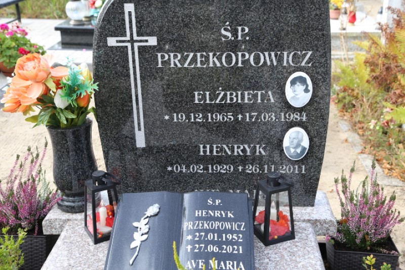 Elżbieta Przekopowicz 1965 Stegna - Grobonet - Wyszukiwarka osób pochowanych