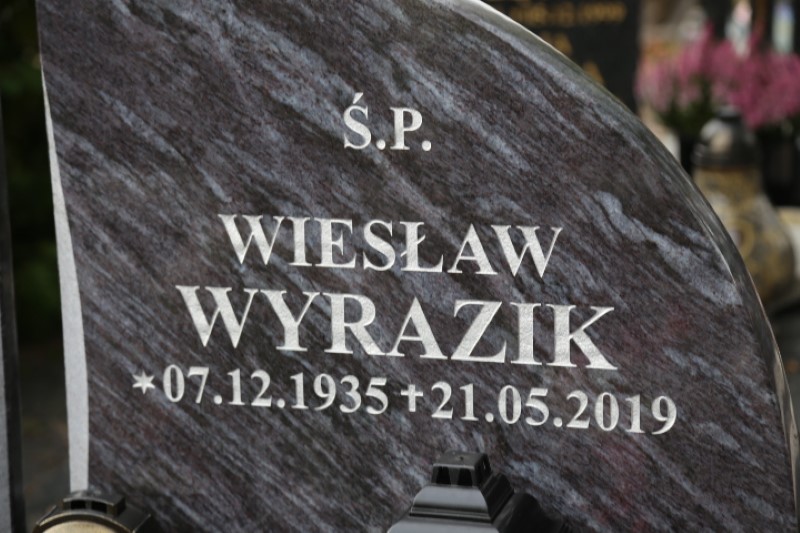 Wiesław Wyrazik 1935 Stegna - Grobonet - Wyszukiwarka osób pochowanych