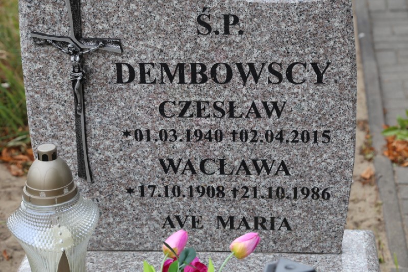 Czesław Dembowski 1940 Stegna - Grobonet - Wyszukiwarka osób pochowanych